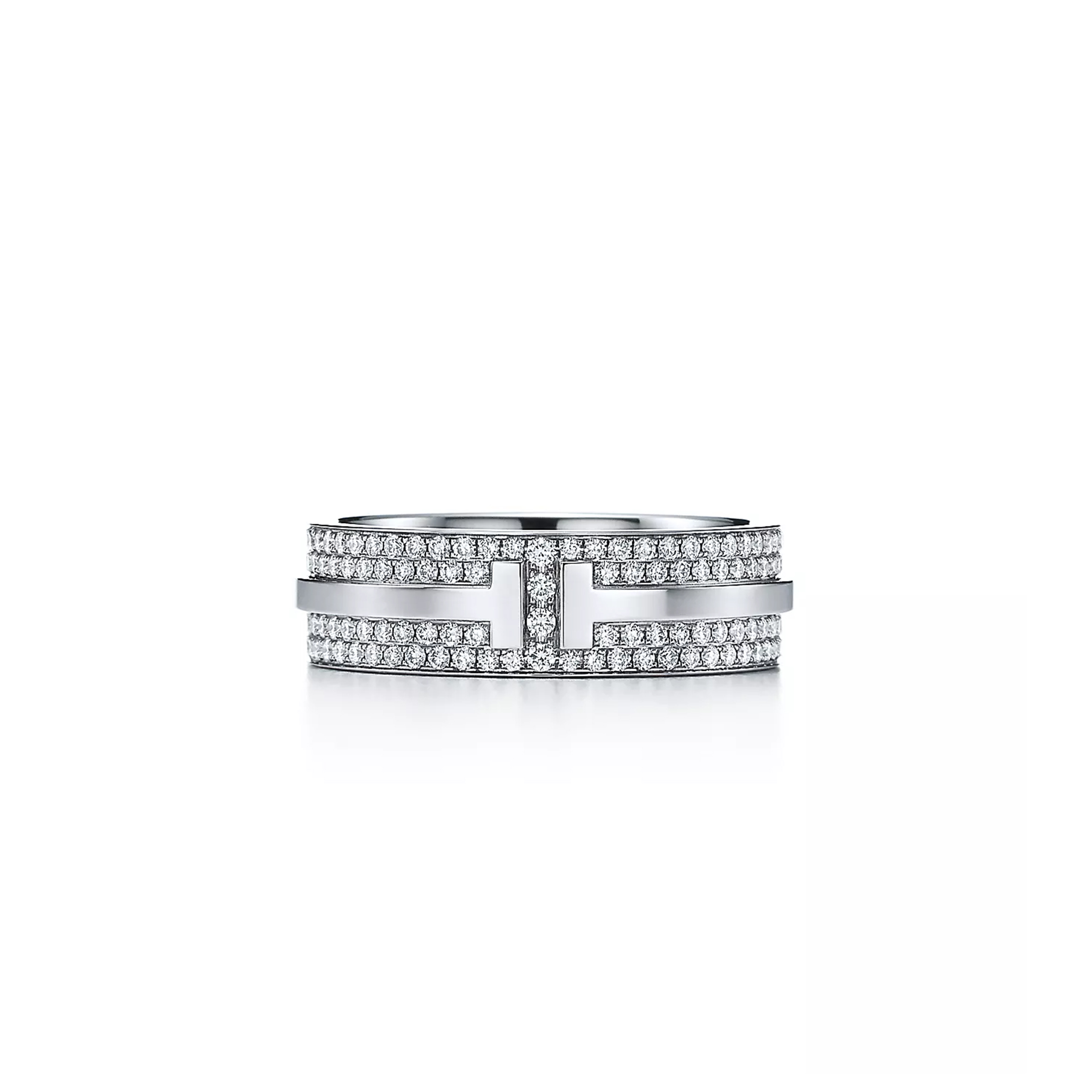 TIFFANY T WIDE PAVÉ DIAMOND RING 60150895 TIFFANY T WIDE PAVÉ DIAMOND RING 60150895